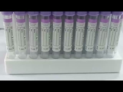 أنبوب تجميع الدم العقيم للحصول على حمض الديزوديوم إيثيلين ديامين تيتراسيتيك