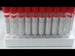 1 - 10 مل من أنبوب جمع الدم القابل للإستخدام مرة واحدة زجاج بسيط PET حقن بلاستيكي