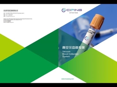 أنبوب EDTA لجمع الدم تحت الفراغ مع الغطاء الأرجواني 1 مل - 10 مل