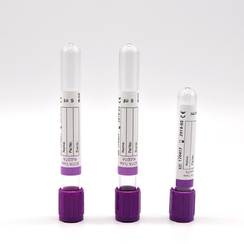 Purple EDTA K2/K3 Blood Routine Tube for a wide range of blood cell analysis