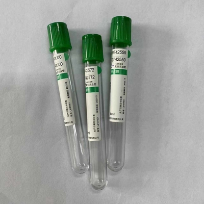 أنبوب الليثيوم هيبارين Green Cap 5ml لاختبارات الكيمياء الحيوية السريرية الروتينية