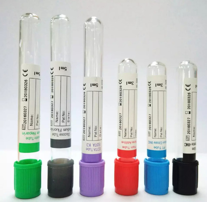 أنبوب جمع الدم الفراغ العقيم المخصص لعينة البلازما سحب حجم 1-10ml من الإمدادات الطبية المستخدمة مرة واحدة