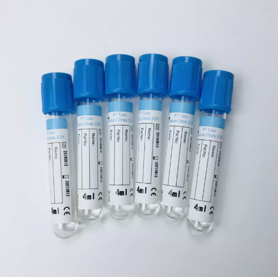 3.2 ٪ سيترات الصوديوم PT جمع الدم أنبوب فراغ أزرق CE ISO13485