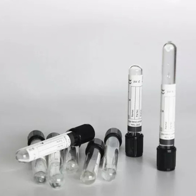 أسود أعلى زجاج 1-10ml Esr فراغ جمع الدم أنبوب طبي