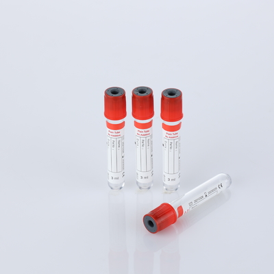 المستهلكات الطبية لا مضافات أنبوب 1 - 10ml الفراغ لجمع الدم أنبوب عادي