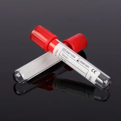 المستشفى الطبي المصل 1-10ml زجاج PET اختبار الدم الأحمر الفراغ جمع الدم الأنبوب العادي دون إضافة