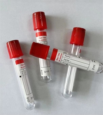 جدار الأنابيب الداخلية الناعمة يمنع ترابط خلايا الدم في أنابيب جمع الدم الفراغ العادي 1ml-10ml